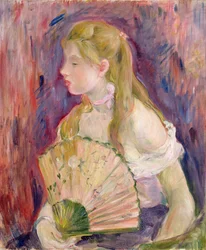 Junges Mädchen mit einem Fächer, 1893